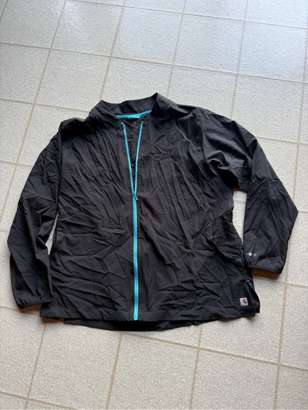 Carhartt Women's Black Scrub Jacket 2X